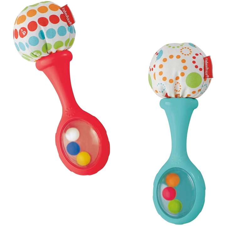 Load image into Gallery viewer, Fisher-Price Tambourine &amp; Maracas Gift Set
