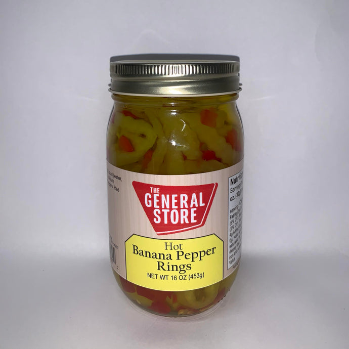 The General Store - Hot Banana Pepper Rings (16 Oz)