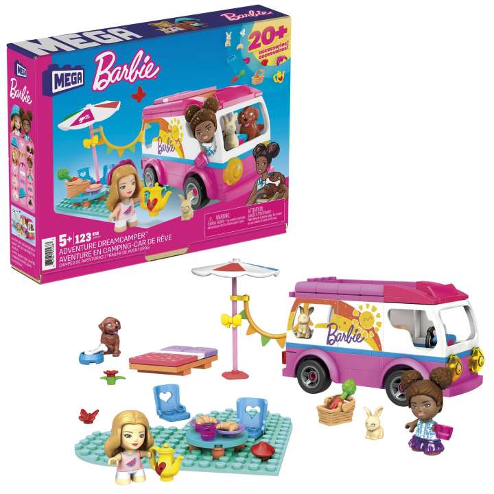 Load image into Gallery viewer, MEGA Barbie Toy Kit Adventure Dreamcamper
