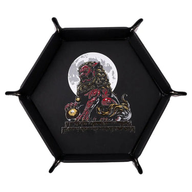 Hymgho Premium Gaming Dice Tray: Table Armor: Foo Dog