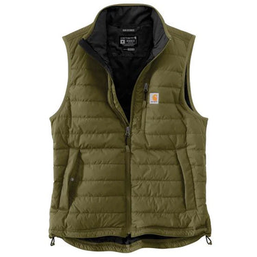 Carhartt Men's Rain Defender® Insulated Vest - Relaxed Fit (Dark Bronzed Green) Size XL