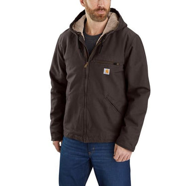 Carhartt Washed Duck Sierra Jacket (Dark Brown) Size XXLT