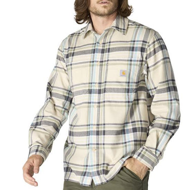 Carhartt Rugged Flex™ Relaxed Fit Midweight Flannel Long-Sleeve Plaid Shirt () Size S