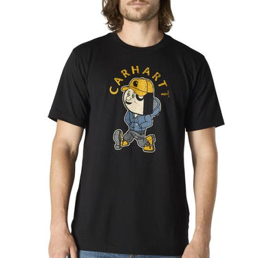 Carhartt Relaxed Fit Lightweight Short-Sleeve Active Jac Graphic T-Shirt (Black) Size S