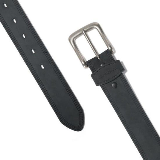 Carhartt 38 Leather Tripple Stich Belt - Black