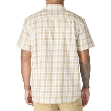 Carhartt Men's Bozeman Relaxed Short Sleeve Plaid Shirt (Red Duck) Size
