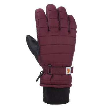 Carhartt Women's Quilted Insulated Glove (Crabapple) Size S