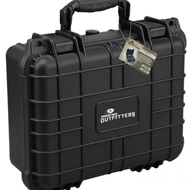 Mossy Oak Outfitters Waterproof Protective Case, Medium Size, Black