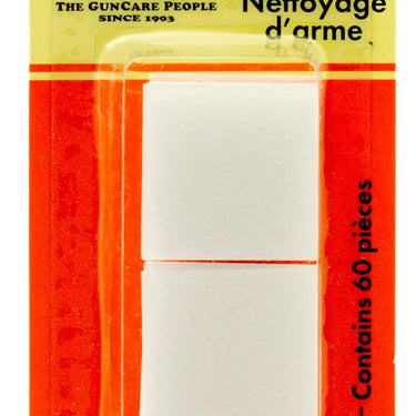 Hoppe's No. 2 Gun Cleaning Patches .22-.270 Caliber 60 Pack