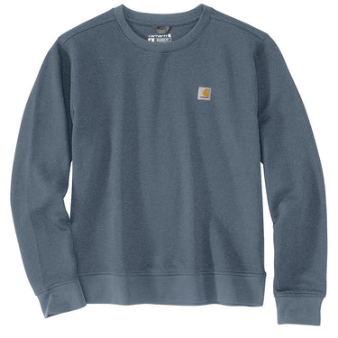 Carhartt Women's TENCEL™ Fiber Series Crewneck Sweatshirt (Light Faded Navy Heather) Size S