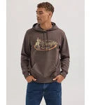 Wrangler Mens Steerhead Pullover Hoodie (Chocolate Torte) Size XXL