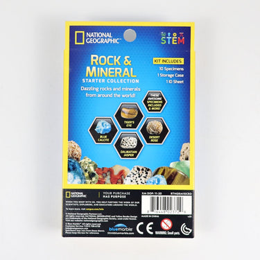 National Geographic Mini Rock and Mineral Starter Collection