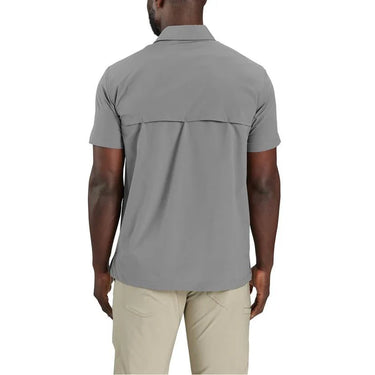 Carhartt Force Sun Defender™ Woven Relaxed Short Sleeve Shirt (Steel) Size L