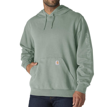 Carhartt Relaxed Fit Midweight Garment Dyed French Terry Graphic Sweatshirt (Green Slate) Size XXL