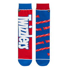 Odd Sox Twizzlers Split Men's Crew Socks Size L