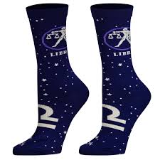 Odd Sox Libra Women's Crew Socks Size M
