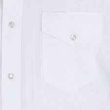 Wrangler Men's Long Sleeve Sport Shirt (White) Size XLT