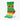 Odd Sox Airheads Xtreme Rainbow Green Women's Crew Socks Size M