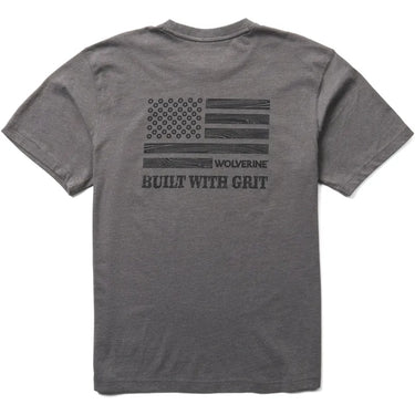 Wolverine Men's Classic Short Sleeve Graphic Tee (Charcoal) Size L