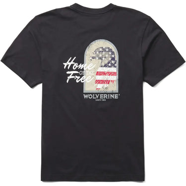 Wolverine Men's Classic Short Sleeve Graphic Tee (Black) Size XL