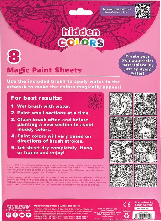 Ooly Hidden Colors Magic Paint - Magic Friends