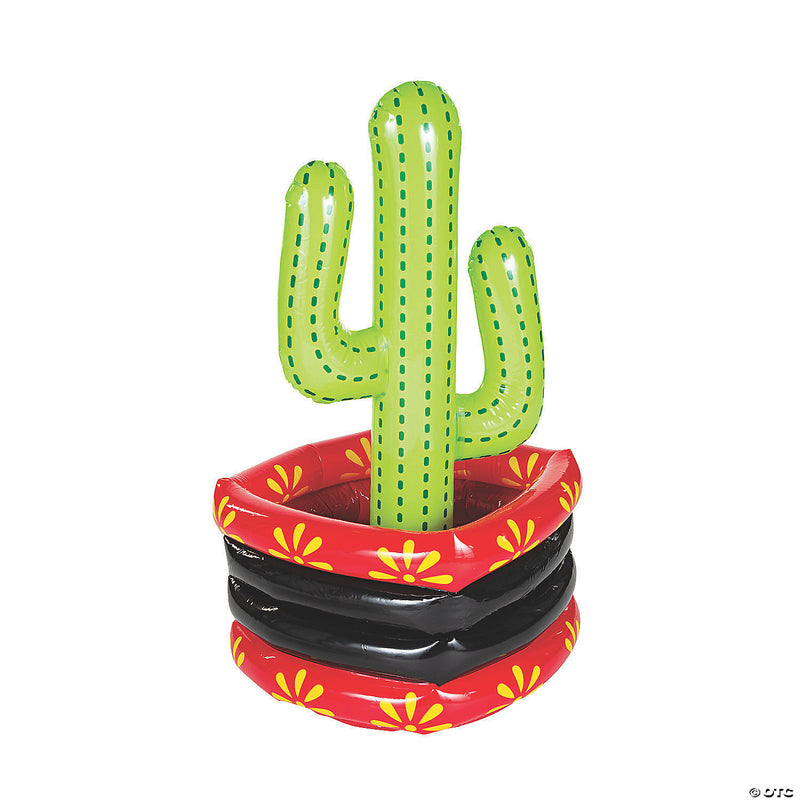 Load image into Gallery viewer, Inflatable Fiesta Cactus in Pool Cooler
