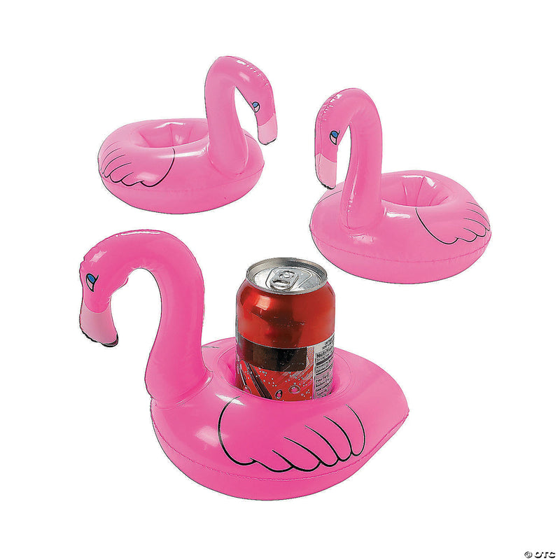 Load image into Gallery viewer, Inflatable Floating Flamingo Vinyl Coasters
