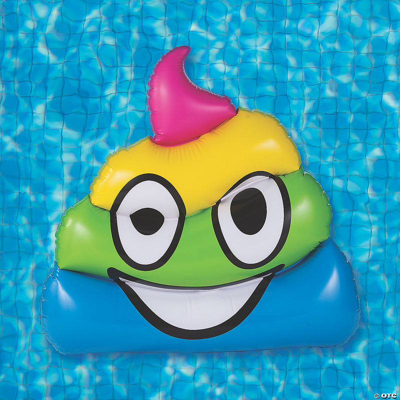 Load image into Gallery viewer, Inflatable Jumbo Poop Emoji Pool Float
