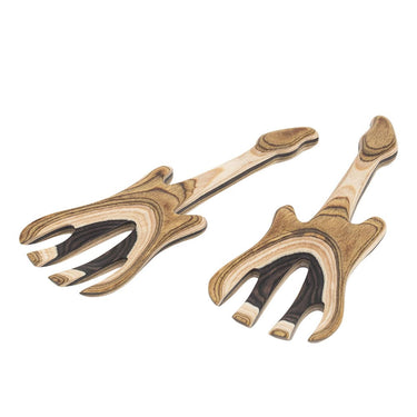 Island Bamboo Pakkawood Guitar Salad Hands (Natural)