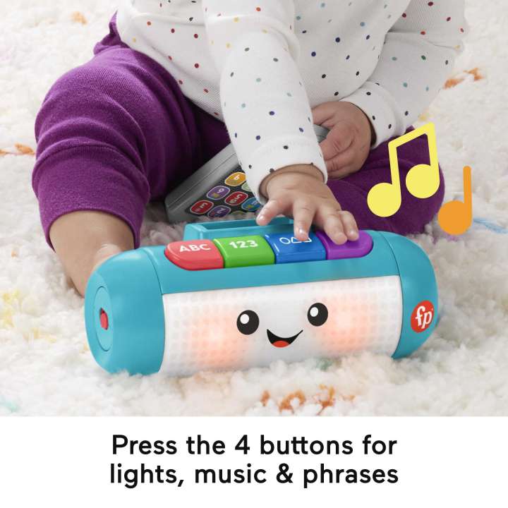 Load image into Gallery viewer, Fisher-Price Laugh &amp; Learn Light Up Learning Speaker Electronic Baby Toy
