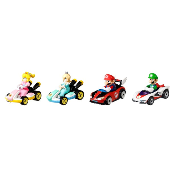 Hot Wheels Mario Kart Vehicle 4-Pack