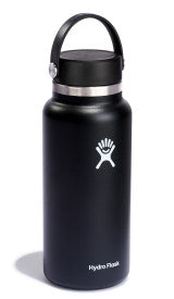 Load image into Gallery viewer, HYDRO FLASK 32OZ WIDE MOUTH 2.0 FLEX CAP BLACK
