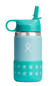 Load image into Gallery viewer, HYDRO FLASK 12 OZ KIDS WIDE MOUTH STRAW CAP AND BOOT DEW
