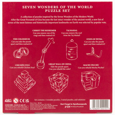 Seven Wonders of the World Puzzles Set