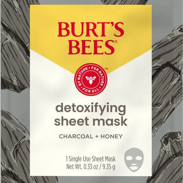 Burt's Bees Detoxifying Charcoal Sheet Mask with Honey