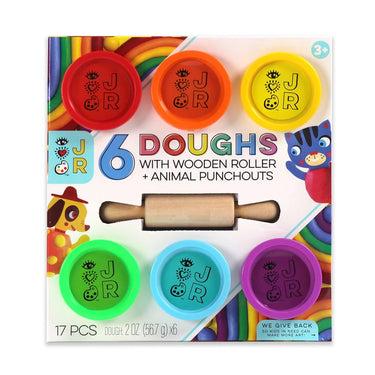 JR 6 Doughs + Wooden Roller
