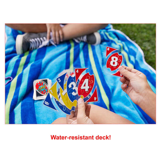 UNO Splash Card Game With Waterproof Cards