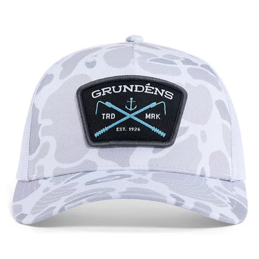 Grundens Gaff Trucker 312 Hat (Squall Camo)