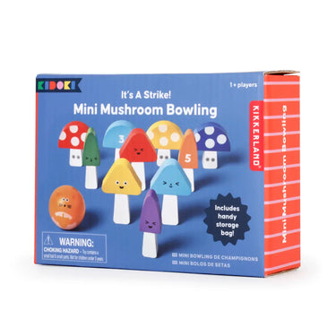 Kidoki Kikkerland It's a Strike! Mini Mushroom Bowling