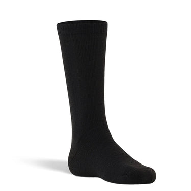 Fox River Kid's Slalom Jr. Medium Weight Mid-Calf Boot Ski and Snowboard Sock (Black) Size L