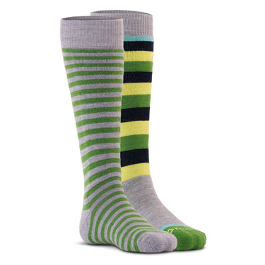 Fox River Kid's Snow Day Medium Weight Over-the-Calf Ski and Snowboard Sock 2 Pack (Hemlock) Size M