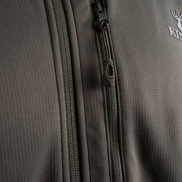 King's Camo Hunter Full-Zip Fleece Hoodie (Olive) Size 4XL
