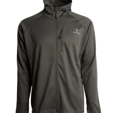 King's Camo Hunter Full-Zip Fleece Hoodie (Olive) Size 4XL