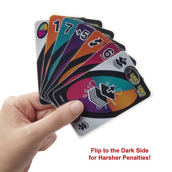 Load image into Gallery viewer, UNO Flip Splash Matching Card Game For 7 Year Olds &amp; Up
