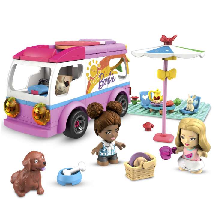 Load image into Gallery viewer, MEGA Barbie Toy Kit Adventure Dreamcamper
