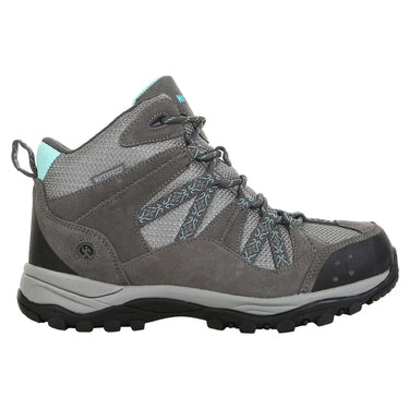 Northside Women's Freemont Waterproof Hiking Boot (Grey/Aqua) Size 6