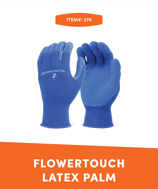 Flowertouch Latex Palm Gloves Small