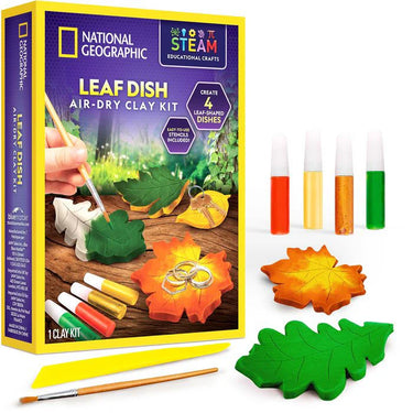National Geographic Clay Leaf Dish
