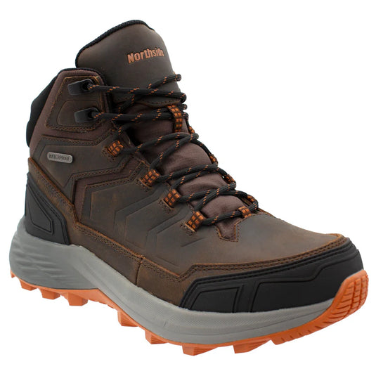 Northside Alpine Ridge Mid Hiking Boot (Dark Brown) Size 14