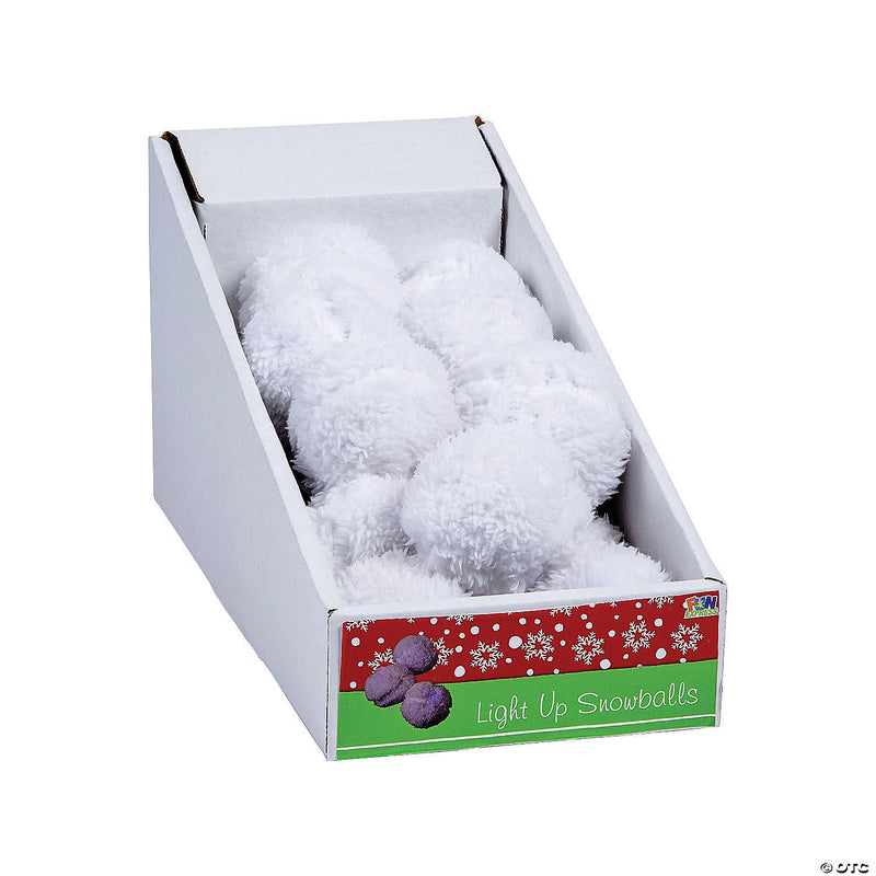 Load image into Gallery viewer, Light-Up Plush Snowballs PDQ
